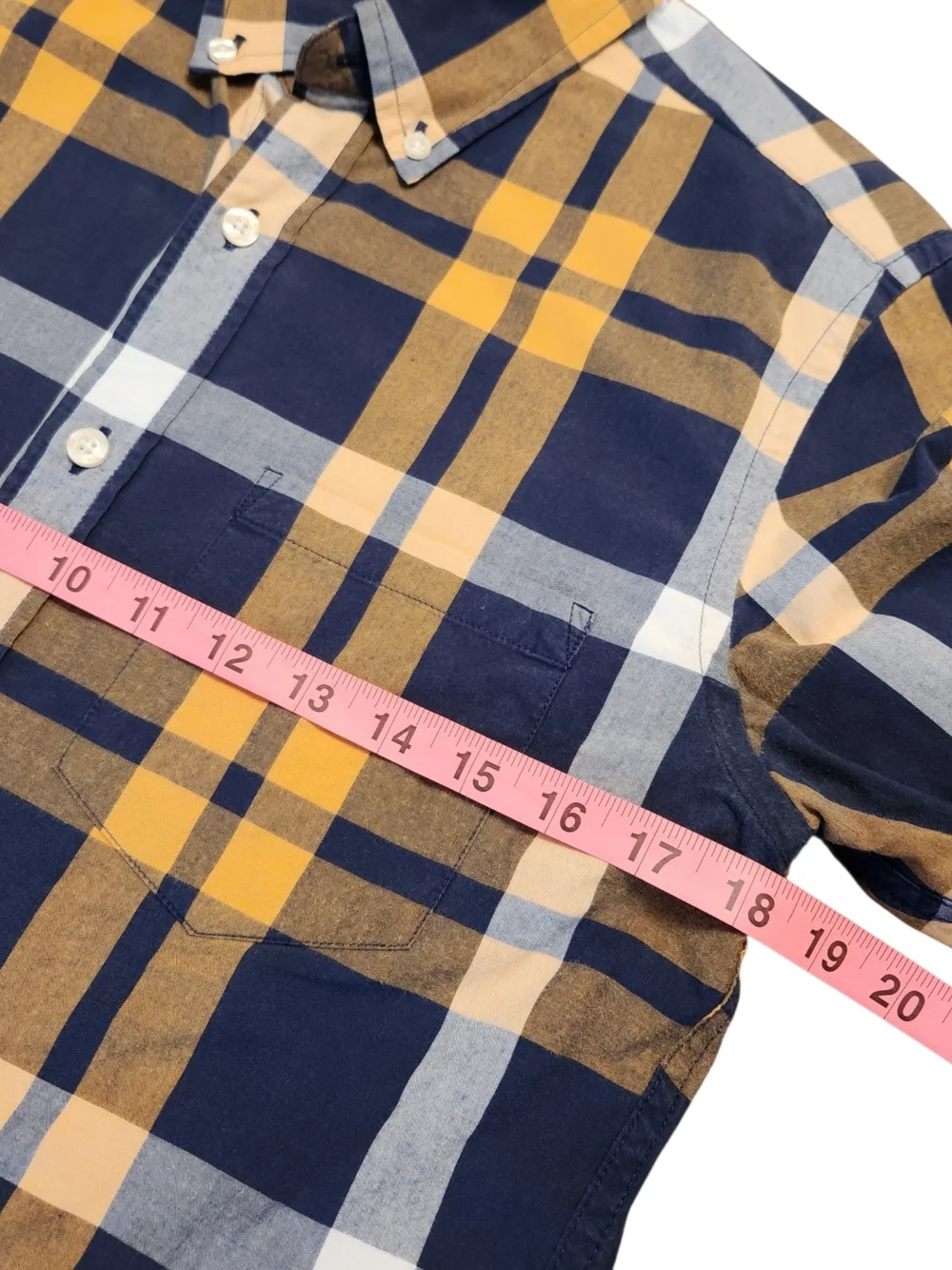 J. Crew VTG Men's Size S Plaid Check Cotton Slim-Fit Long-Sleeve Shirt Heritage